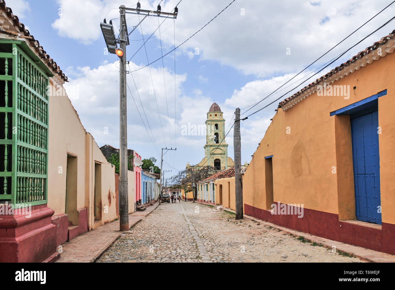 Scena di strada, Trinidad de Cuba, Cuba Foto Stock