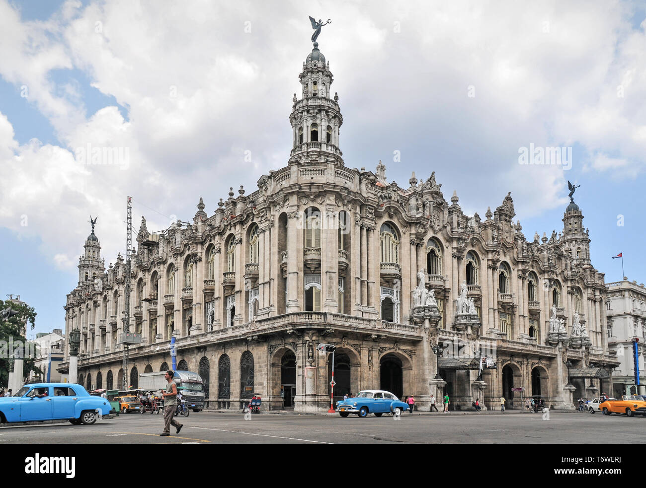 Gran Teatro de La Habana, Havana, Cuba Foto Stock
