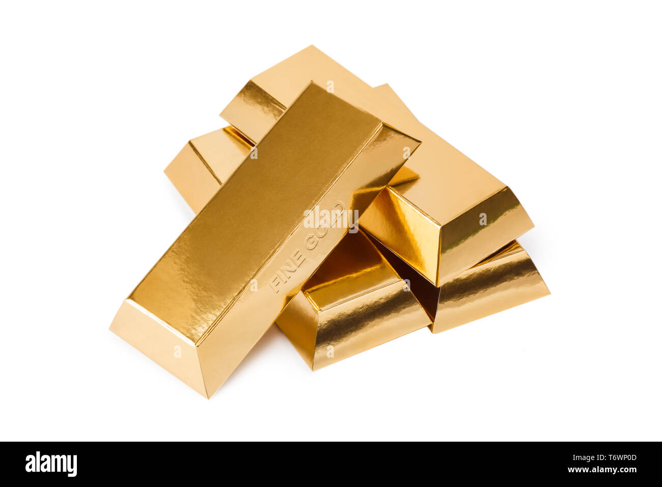 Lingotti d'oro Foto Stock