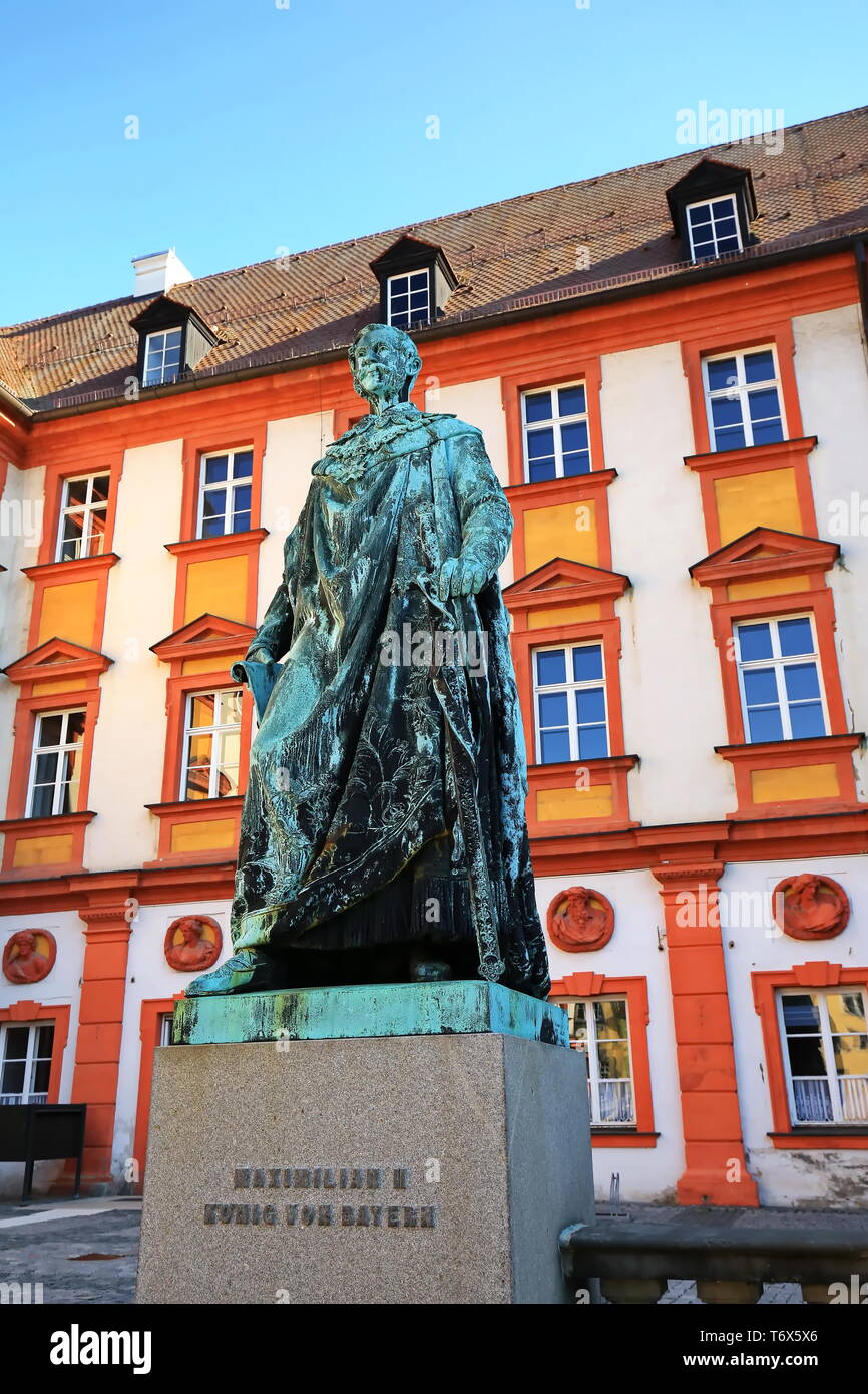 Bayreuth è una città in Germania con molti luoghi di interesse storico Foto Stock