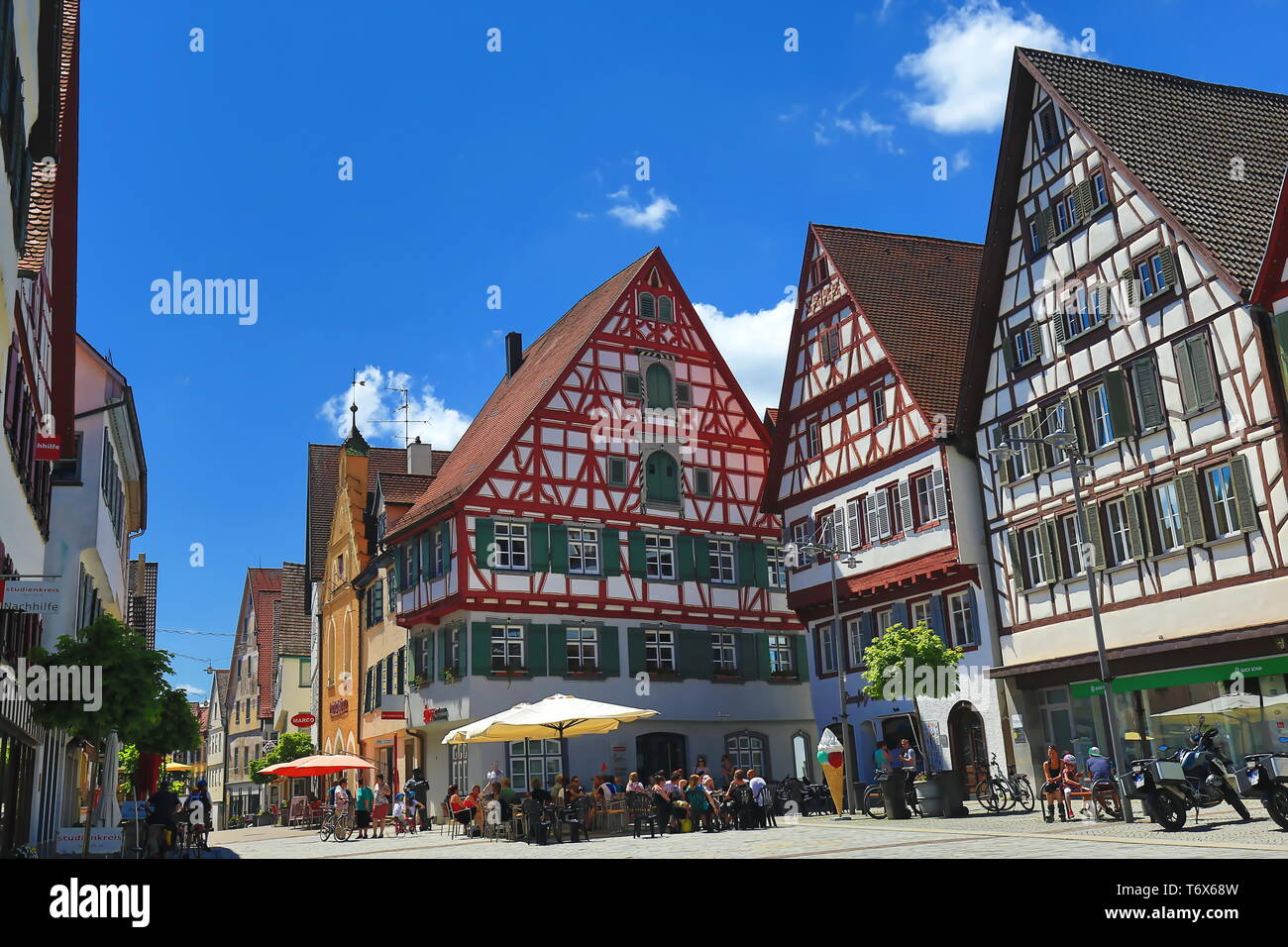 Riedlingen è una città in Germania con molti luoghi di interesse storico Foto Stock