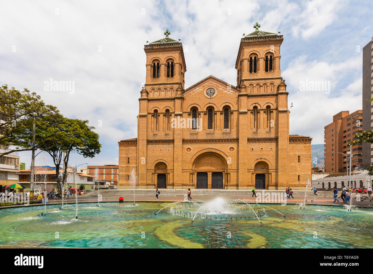 Cattedrale Metropolitana di Medellin in Colombia Foto Stock