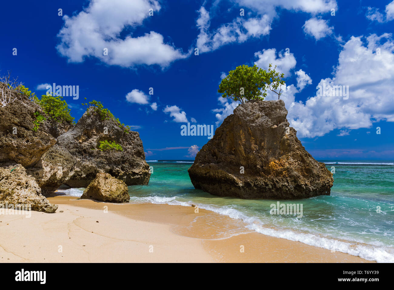 Bingin Beach - Bali Indonesia Foto Stock
