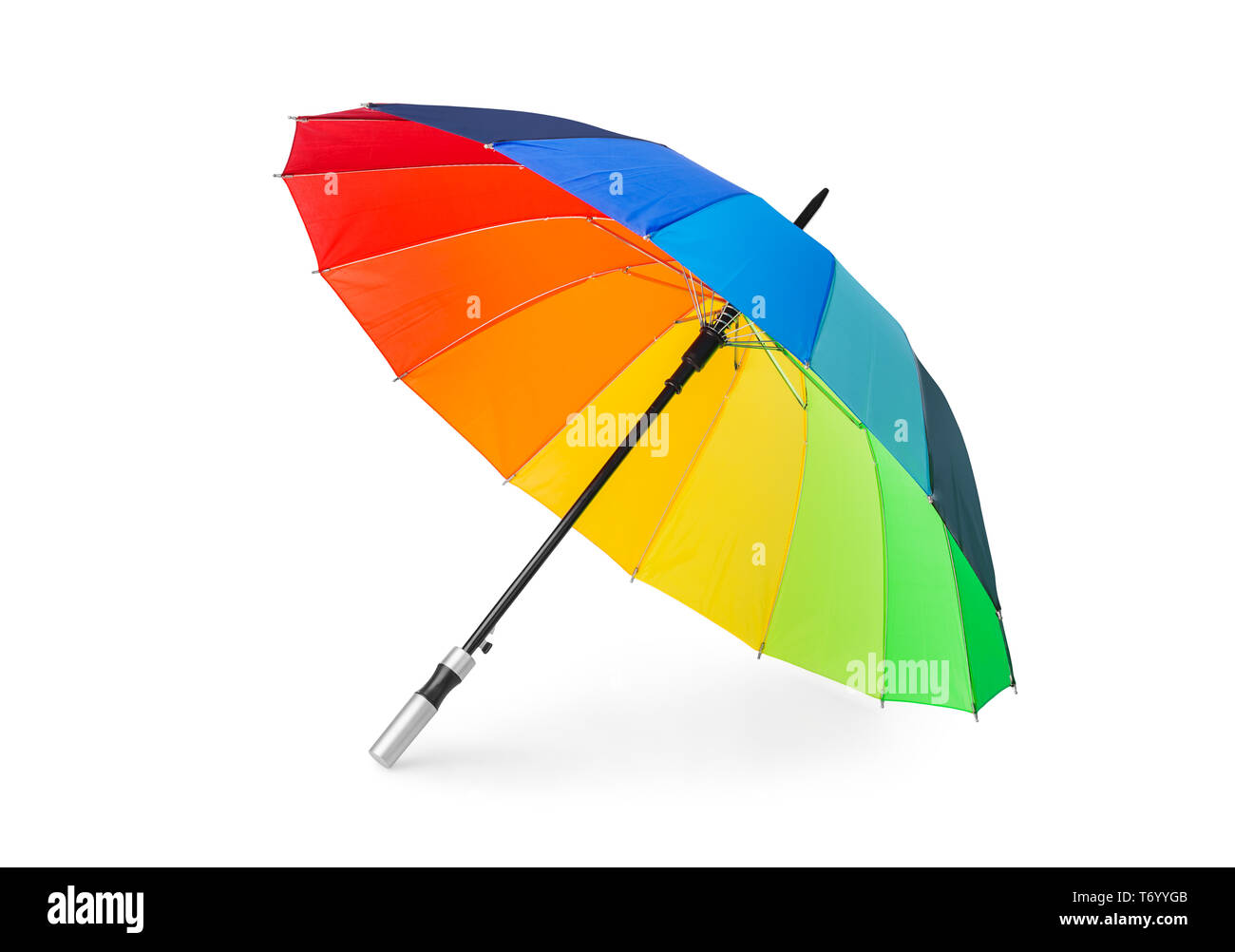 Ombrello coloratissimo Foto Stock