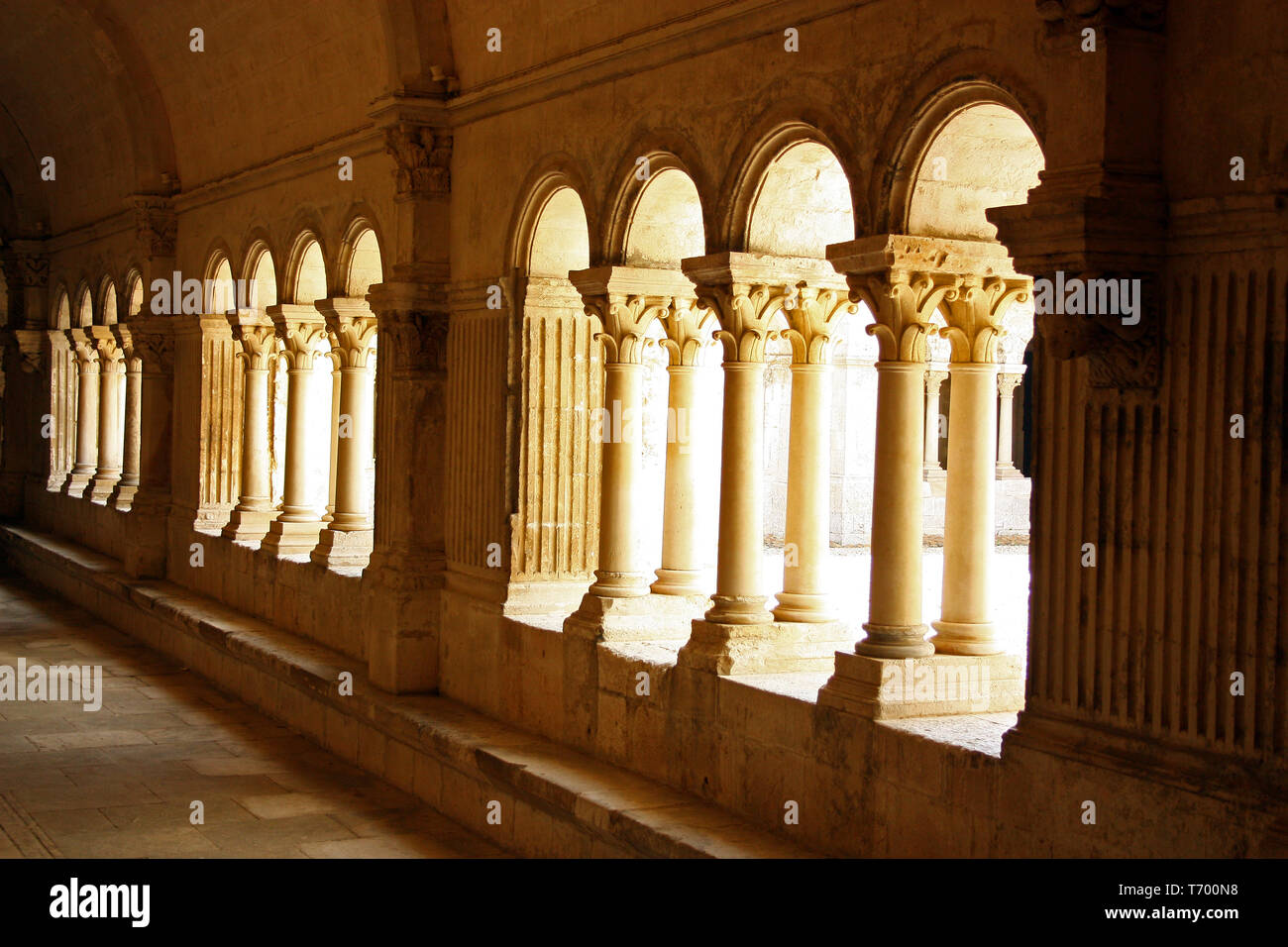 Abbazia di Montmajour Arles, Francia Foto Stock