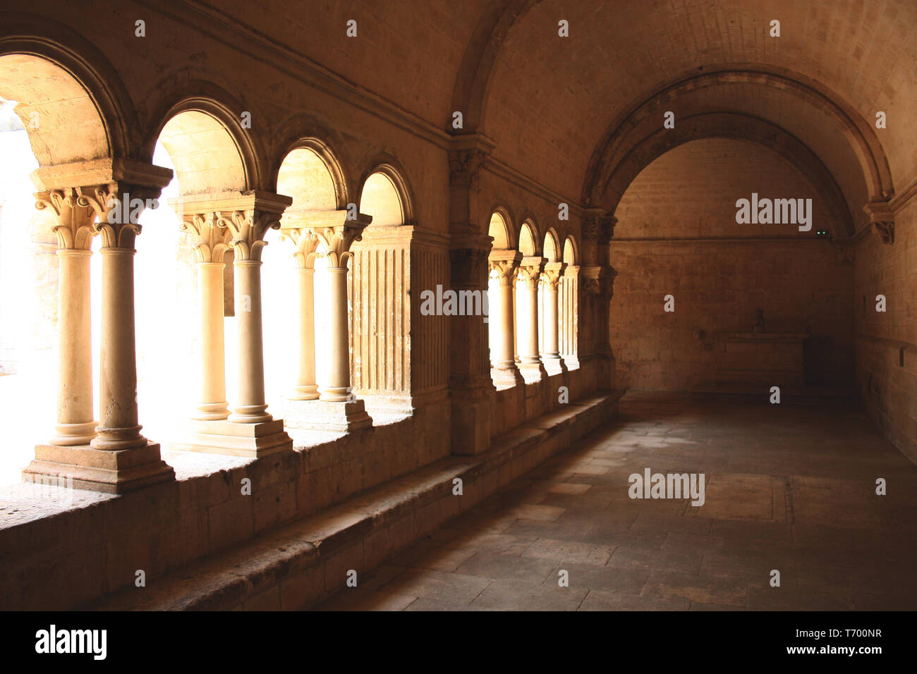 Abbazia di Montmajour Arles, Francia Foto Stock