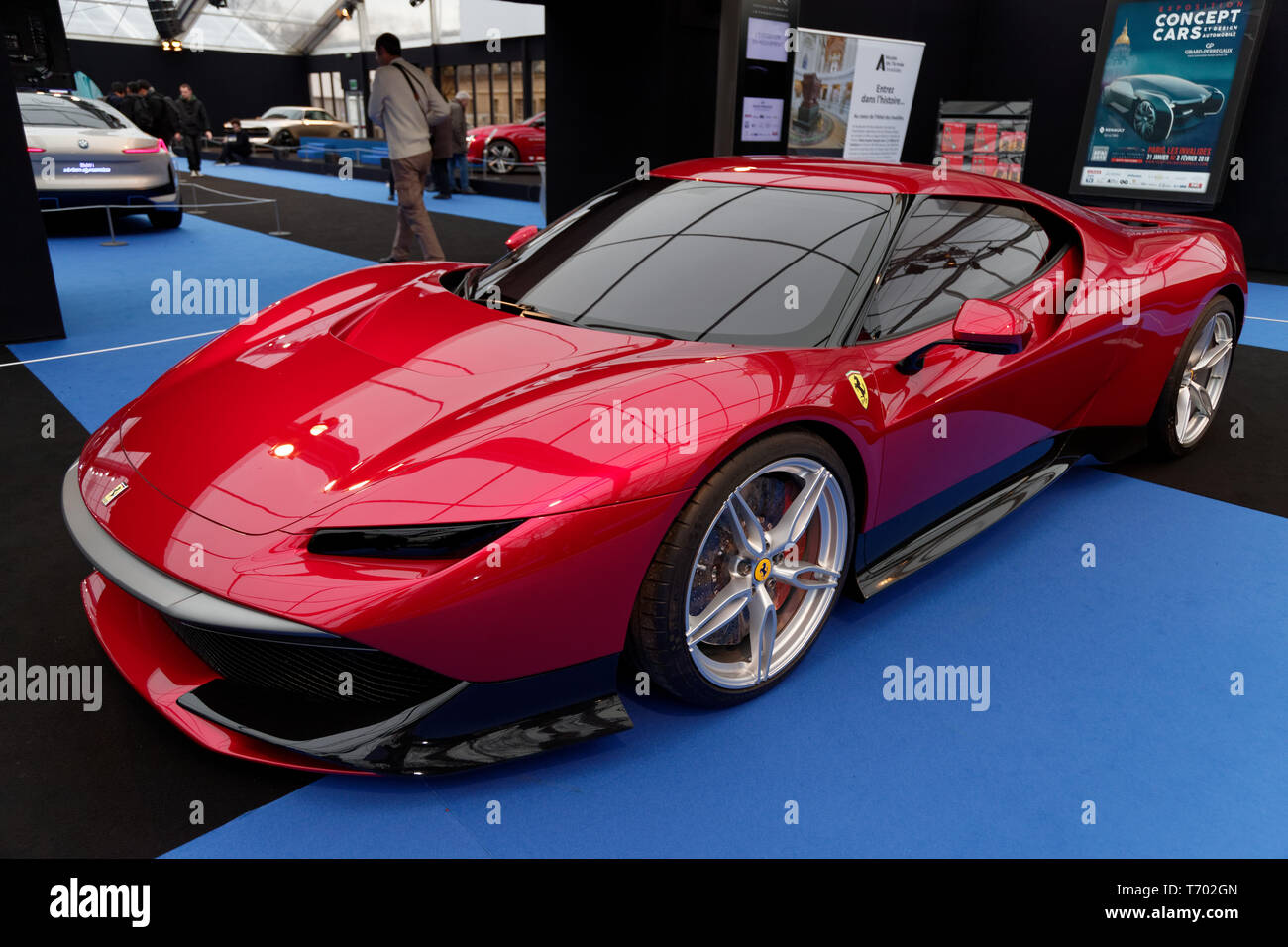 Parigi, Francia. 31 gennaio, 2019. La Ferrari SP38 al 34th International Automobile Festival. Credit:Veronique Phitoussi/Alamy Stock Photo Foto Stock