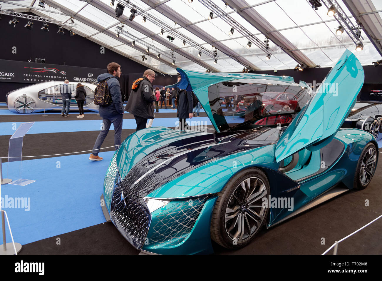 Parigi, Francia. 31 gennaio, 2019. DS E-tesa FE 19 al 34th International Automobile Festival, 2019. Credit:Veronique Phitoussi/Alamy Stock Photo Foto Stock