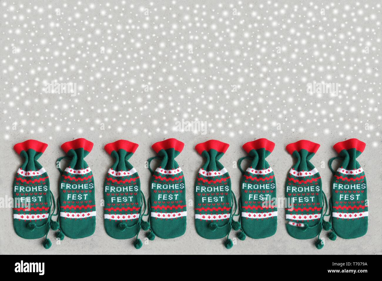 Maglia di auguri di Natale Foto Stock