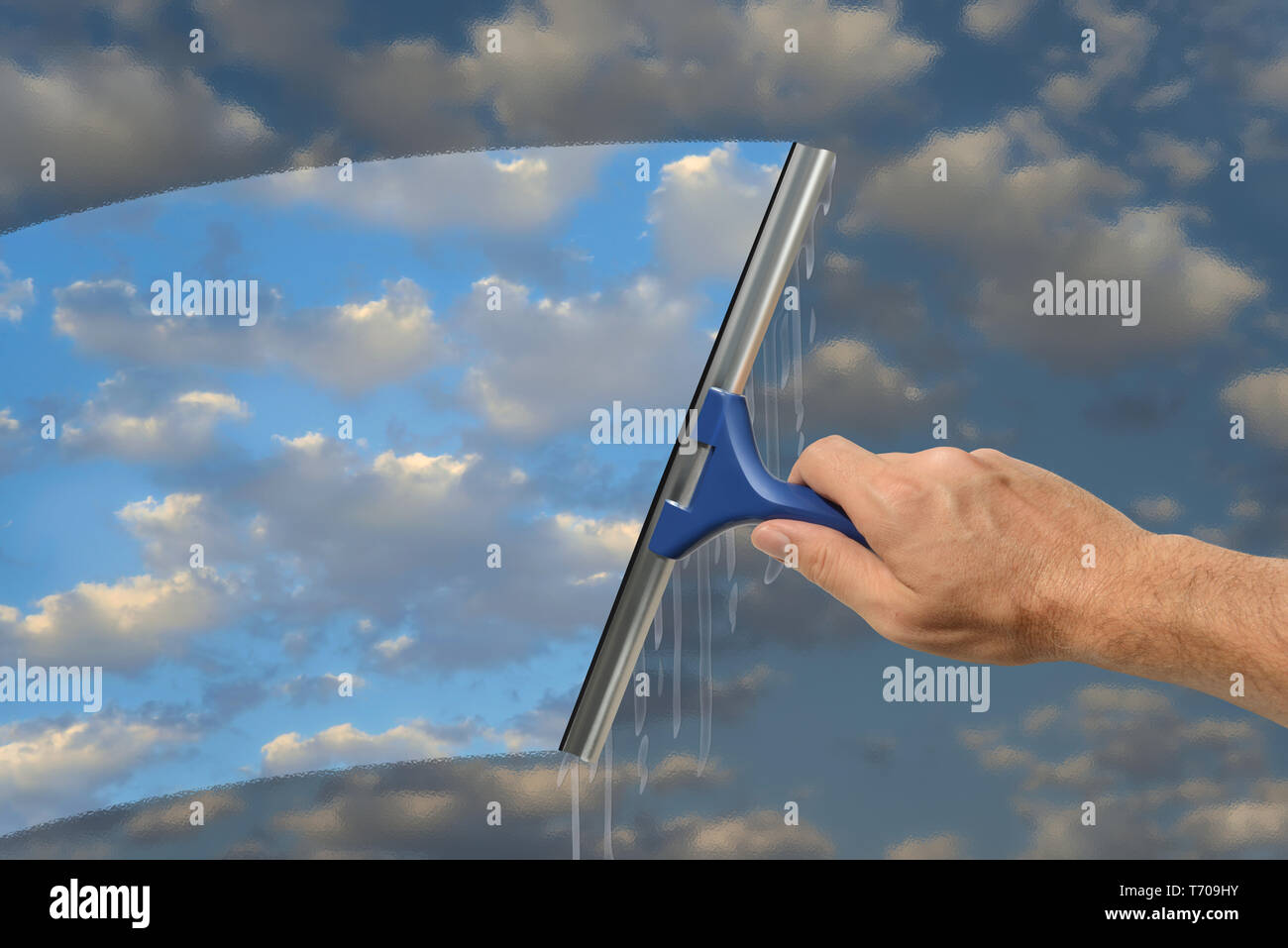Detergente per vetro 23 Foto Stock