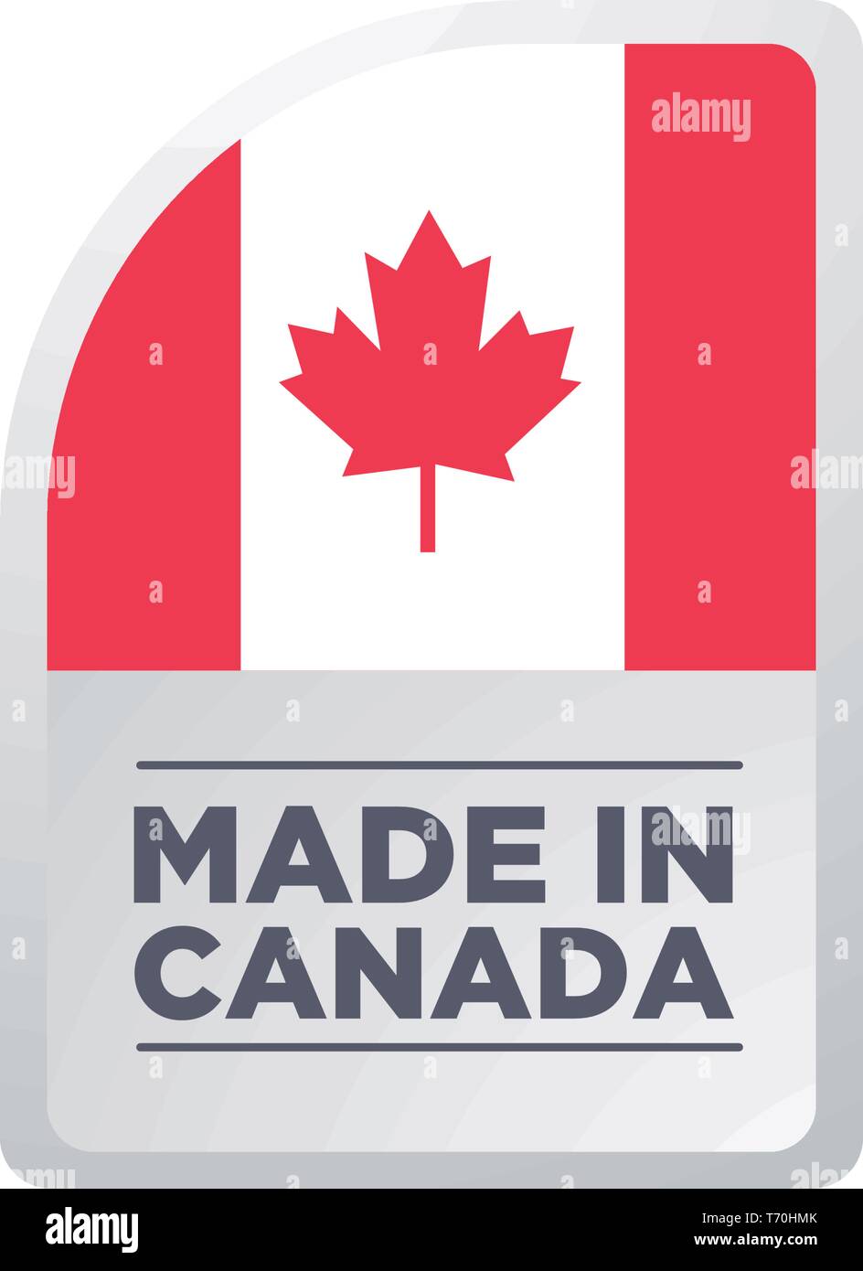 Realizzato IN CANADA Illustrazione Vettoriale