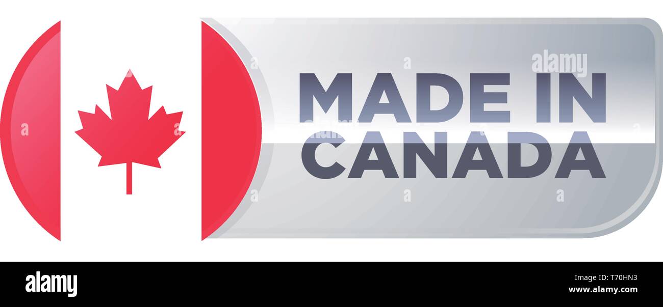 Realizzato IN CANADA Illustrazione Vettoriale