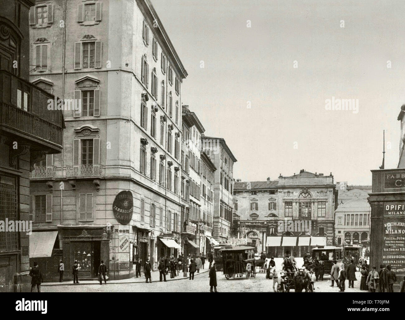 Roma, Lazio, Italia 1900. Foto Stock