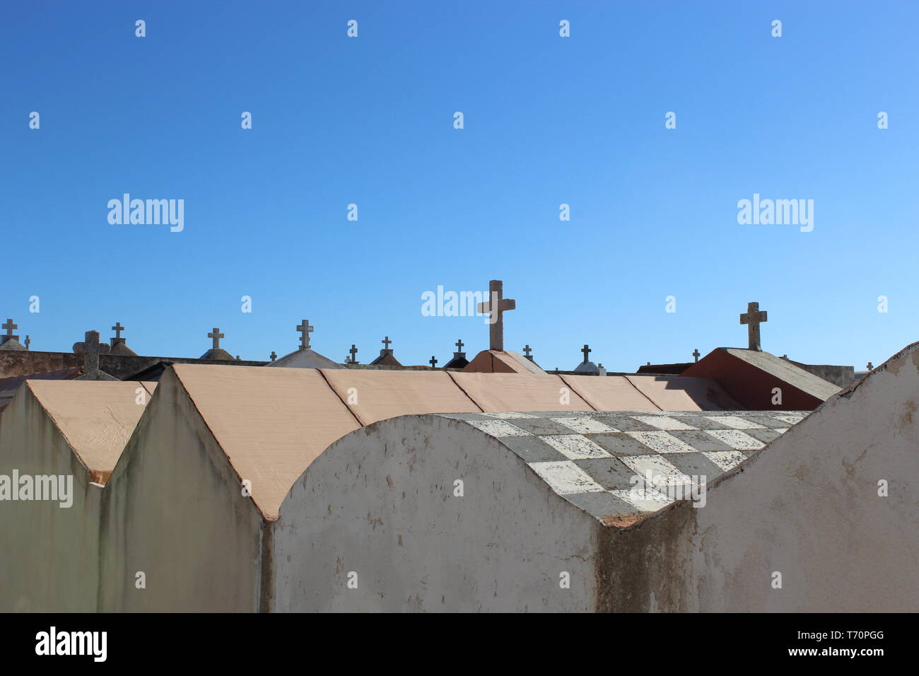 Cimitero di Bonifacio II (Francia) Foto Stock