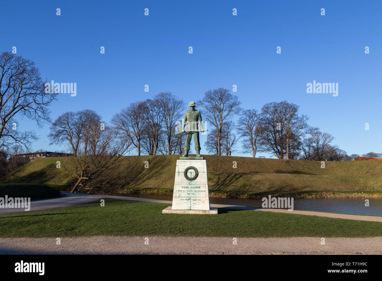 Il Memoriale della Seconda guerra mondiale a Copenhagen, Danimarca Foto Stock