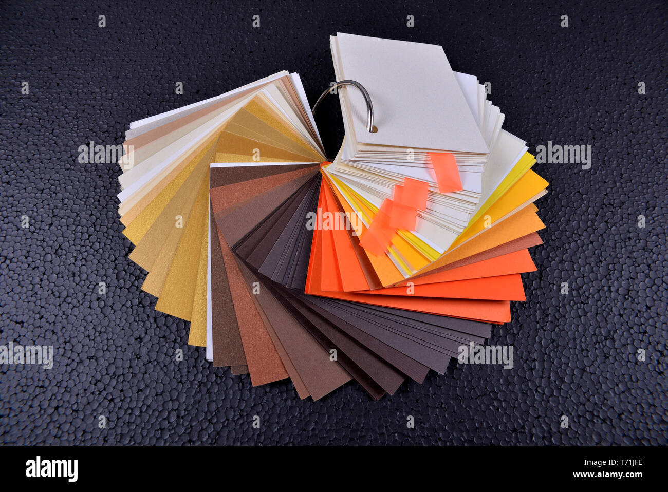 Carta schemi colore Foto Stock