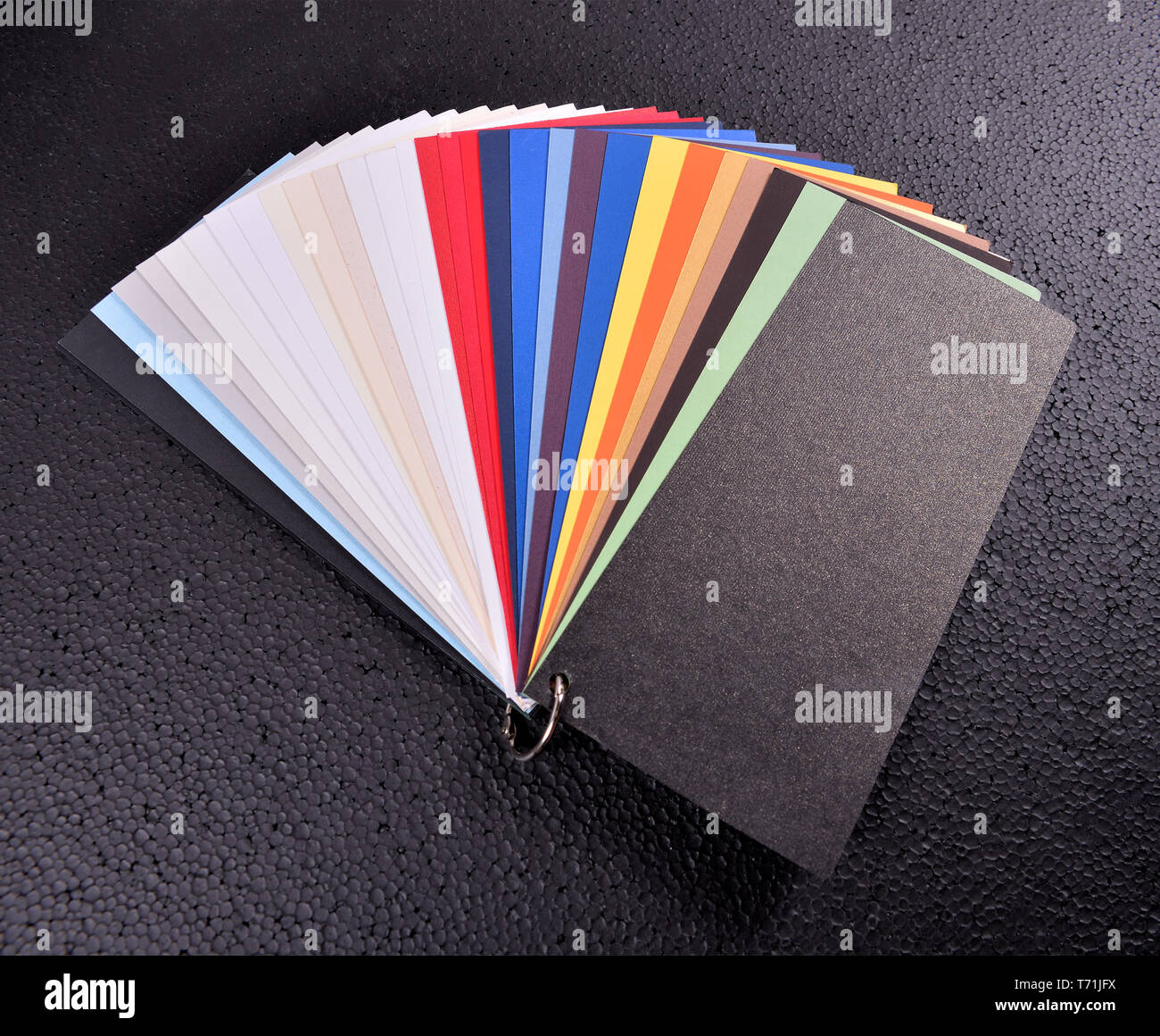 Carta schemi colore Foto Stock