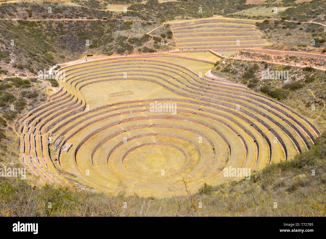 Moray sito archeologico di Cuzco, Perù Foto Stock