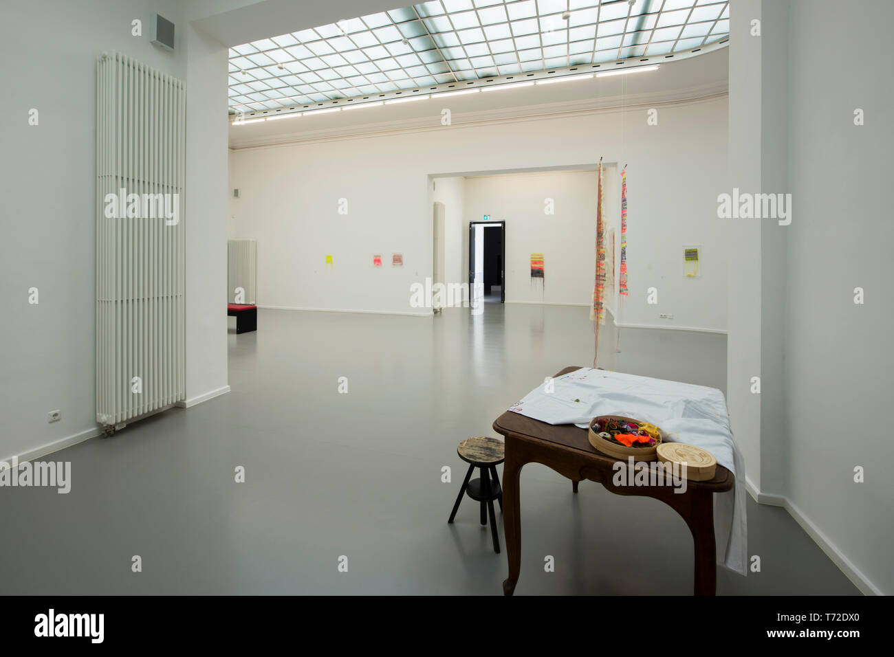 Deutschland, NRW, Düren, Leopold-Hoesch-museo, Austellungsraum Foto Stock