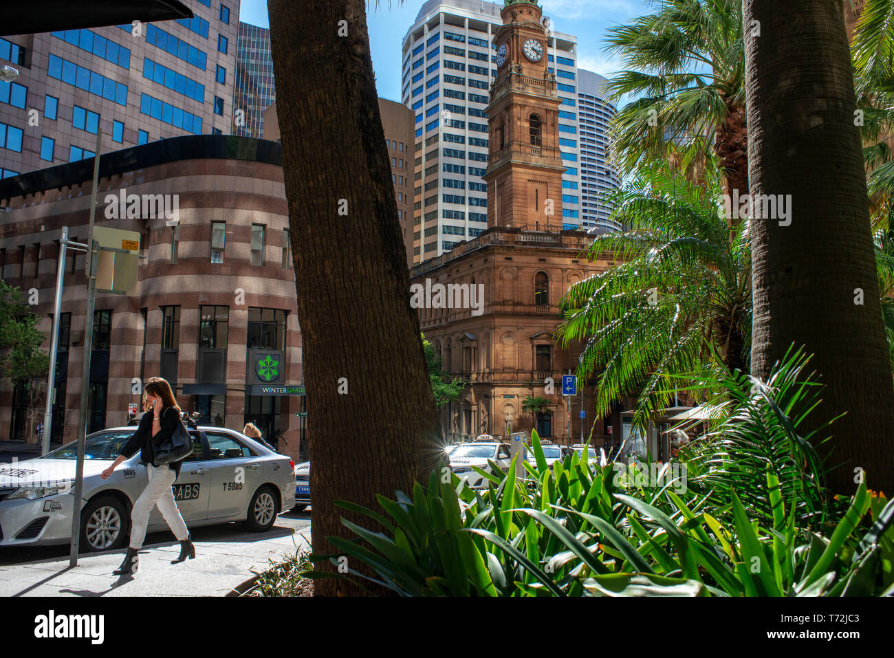 Dipartimento di terre la costruzione di un patrimonio storico stato governo edificio amministrativo a Sydney, Nuovo Galles del Sud, Australia Foto Stock