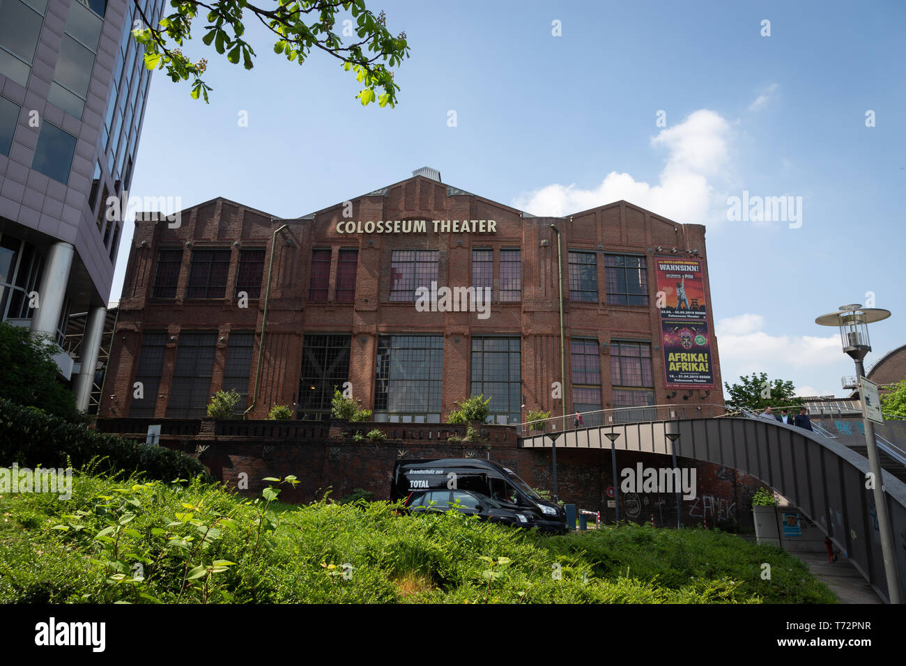 Essen, Germania, teatro Colosseum sulla piazza Limbecker Platz. Foto Stock