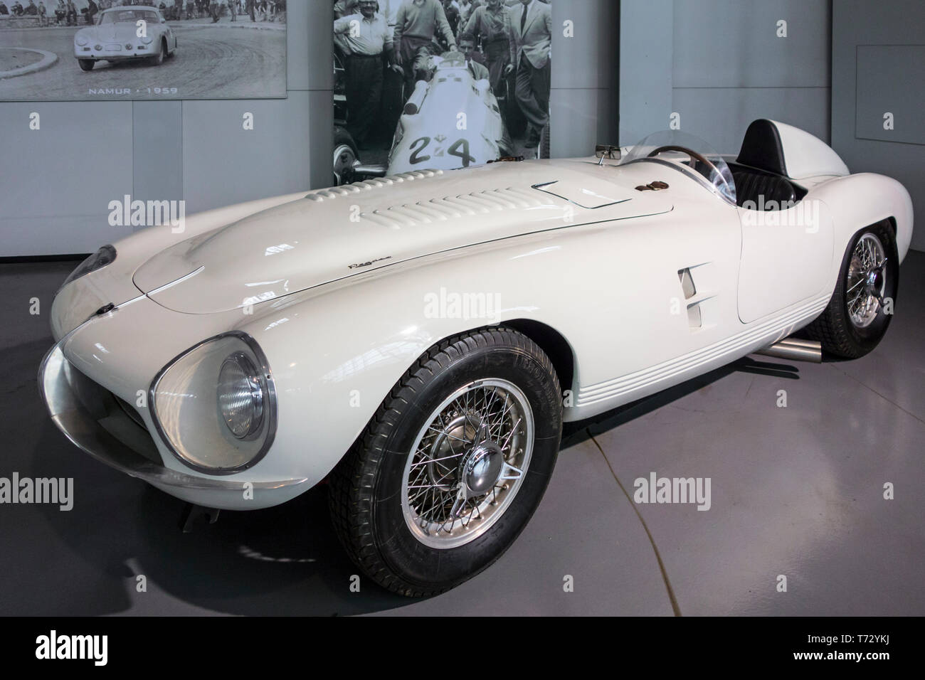 1954 Pegaso Z-102 Enasa Pedrables, spagnolo classico racing auto sportiva a Autoworld, vintage automobile museum a Bruxelles, in Belgio Foto Stock