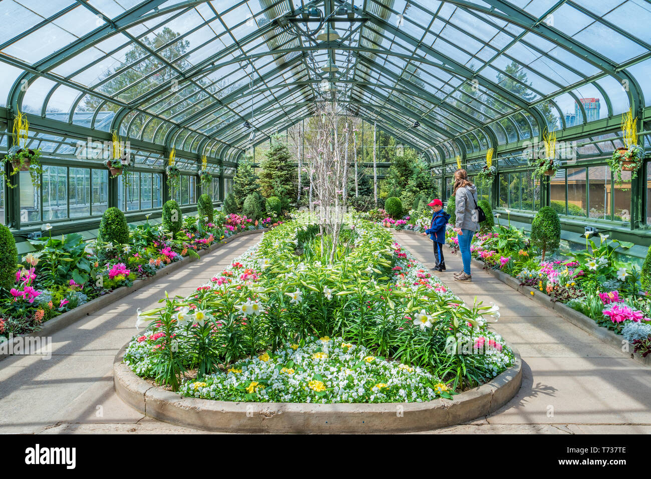 Showhouse floreale in Niagara Falls Ontario Canada Foto Stock