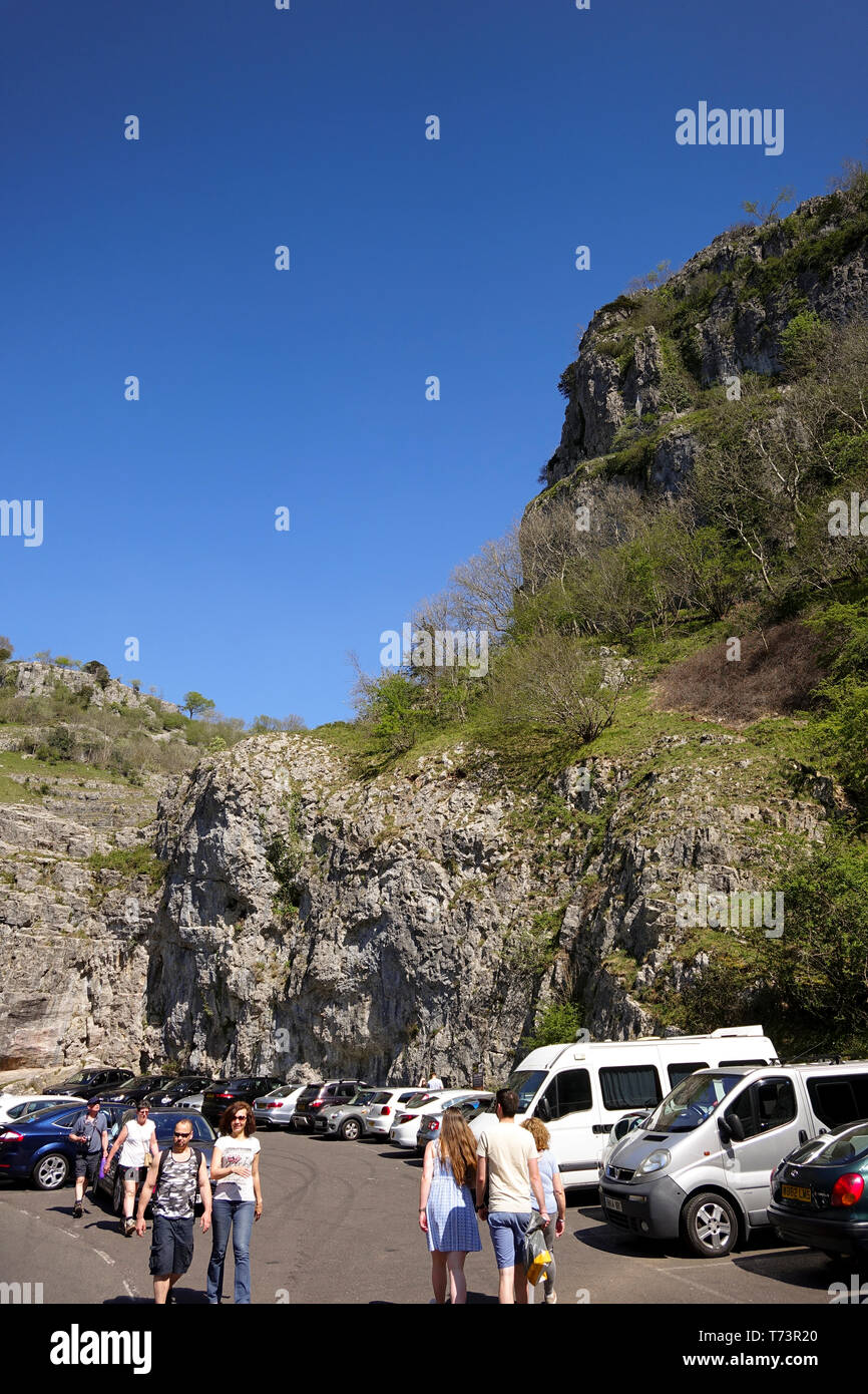 Cheddar Gorge spot di bellezza Foto Stock