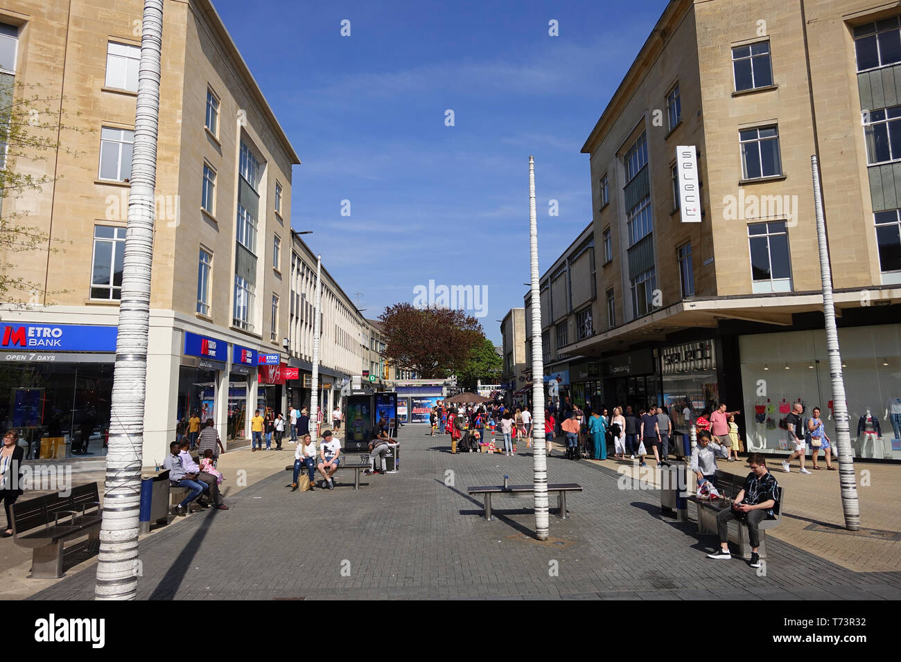 Il Broadmead Bristol Foto Stock