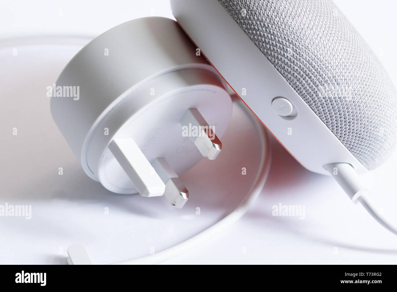 Chiudere l immagine di google assistant Foto Stock
