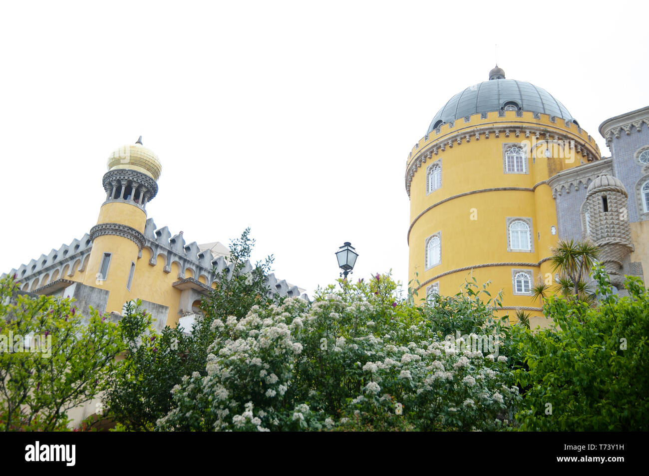 Giallo Pena nel Palazzo di Sintra, Portogallo Foto Stock