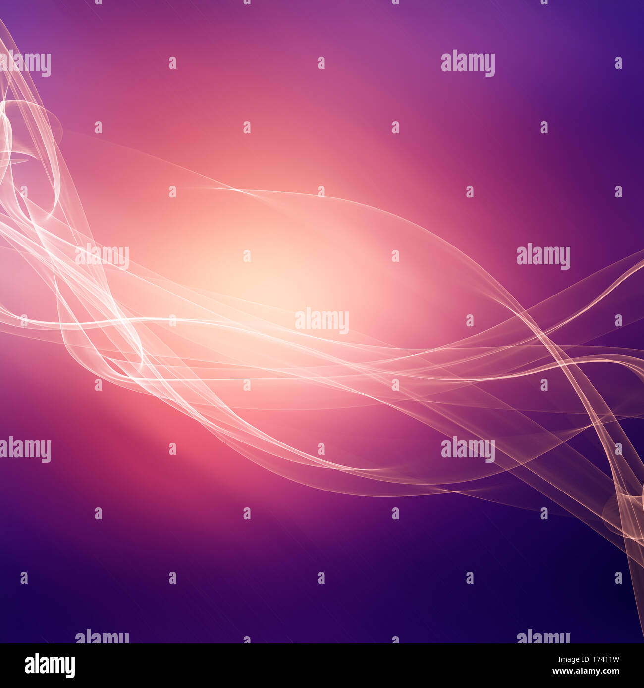 Sfondo astratto di liscio linee fluide Foto Stock