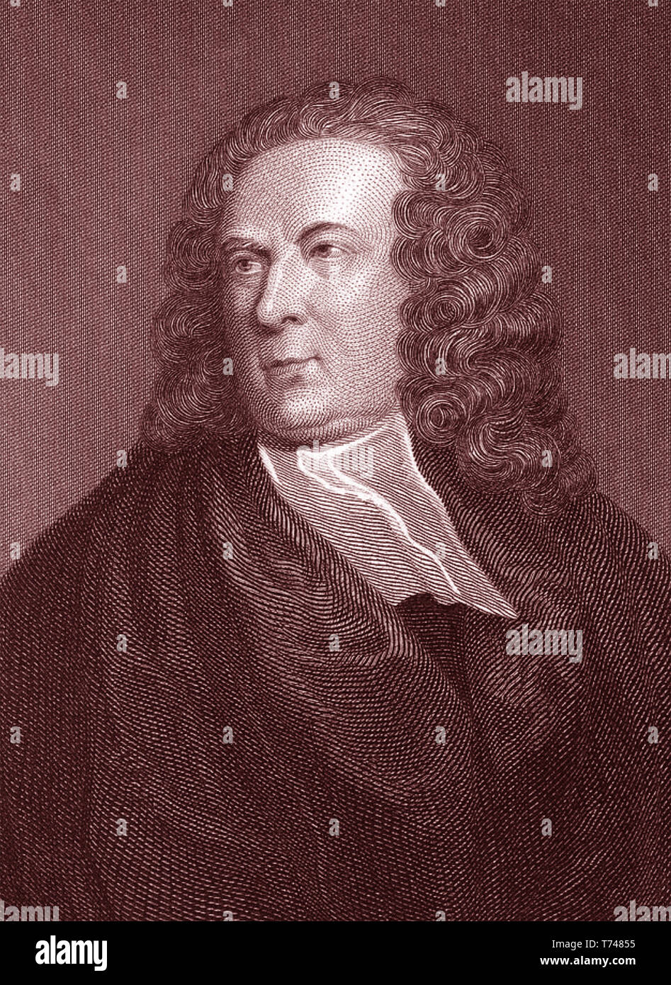EDWARD Giovane (1683-1765) poeta inglese e filosofo Foto Stock