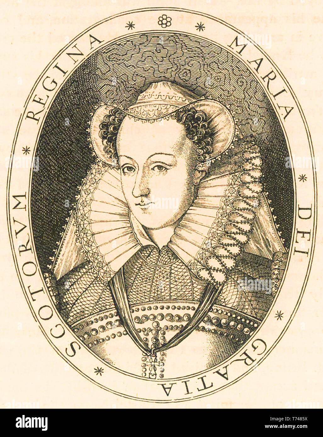 La regina Maria di Scozia (1542-1587) aka Maria Stuart Foto Stock