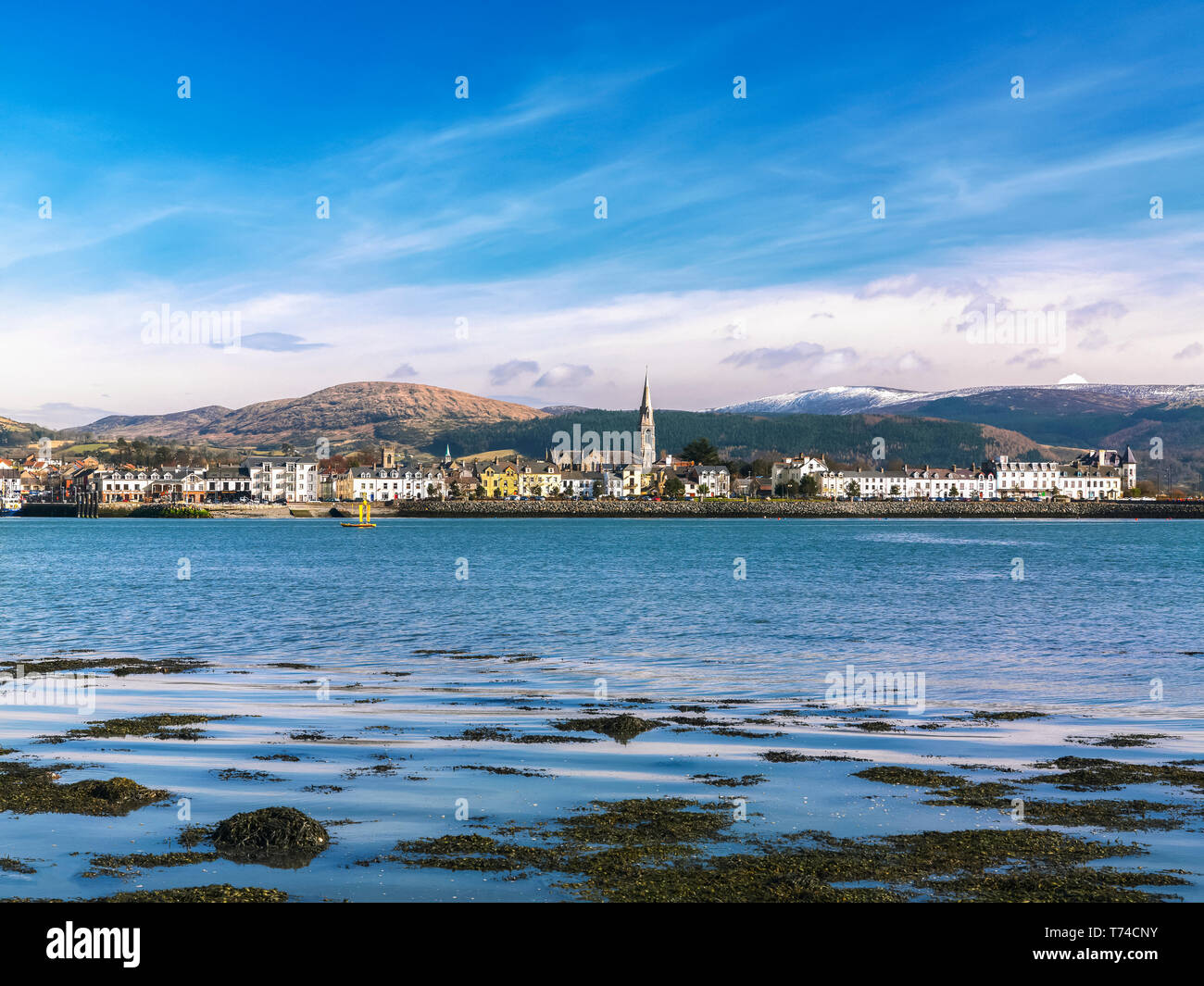 Carlingford Lough, Irlanda del Nord; Warrenpoint, County Down, Irlanda Foto Stock