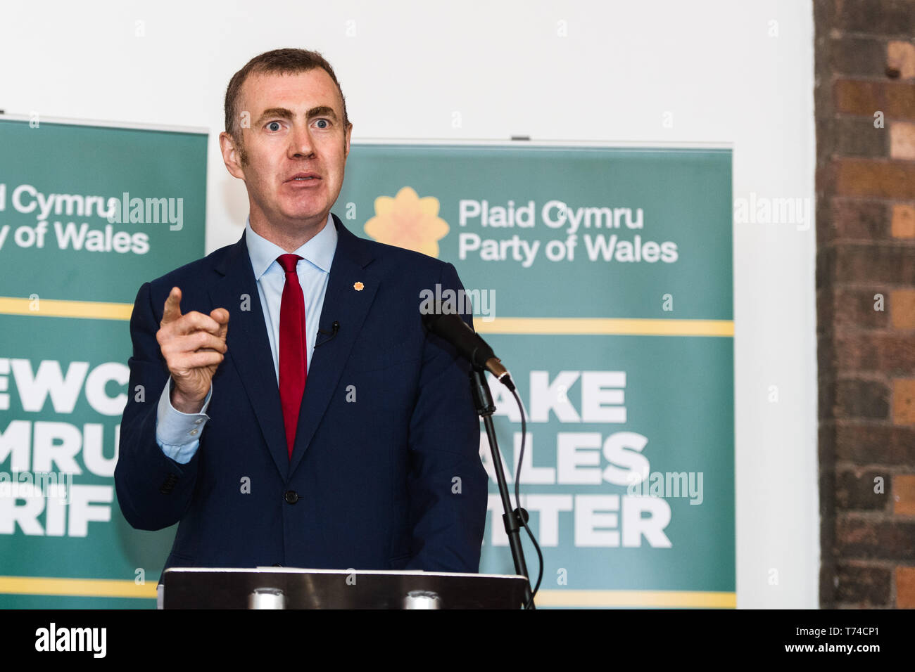 Plaid Cymru leader Prezzo Adam Foto Stock