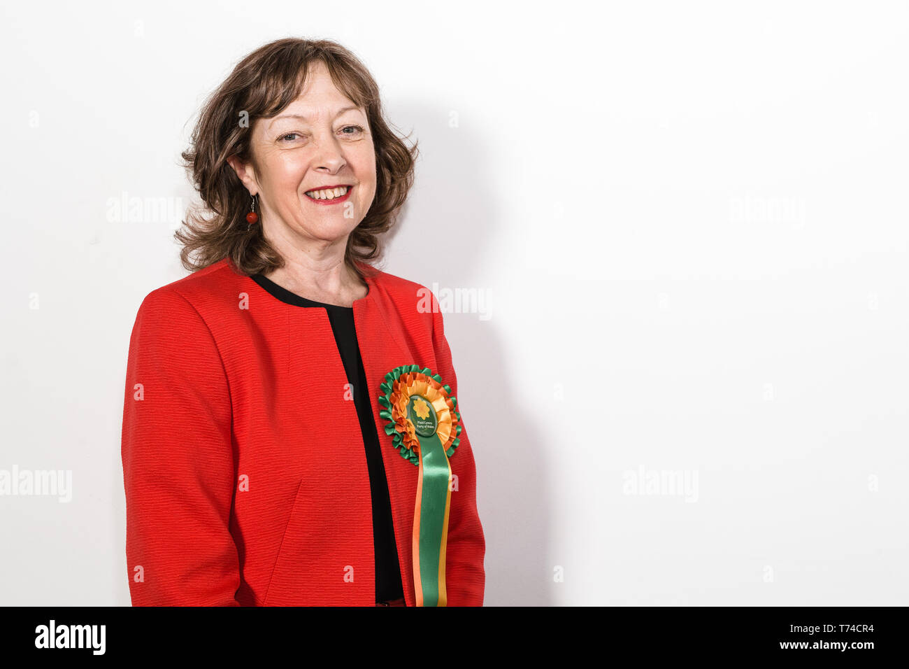 Jill Evans europarlamentare - Plaid Cymru membro del Parlamento europeo per il Galles Foto Stock