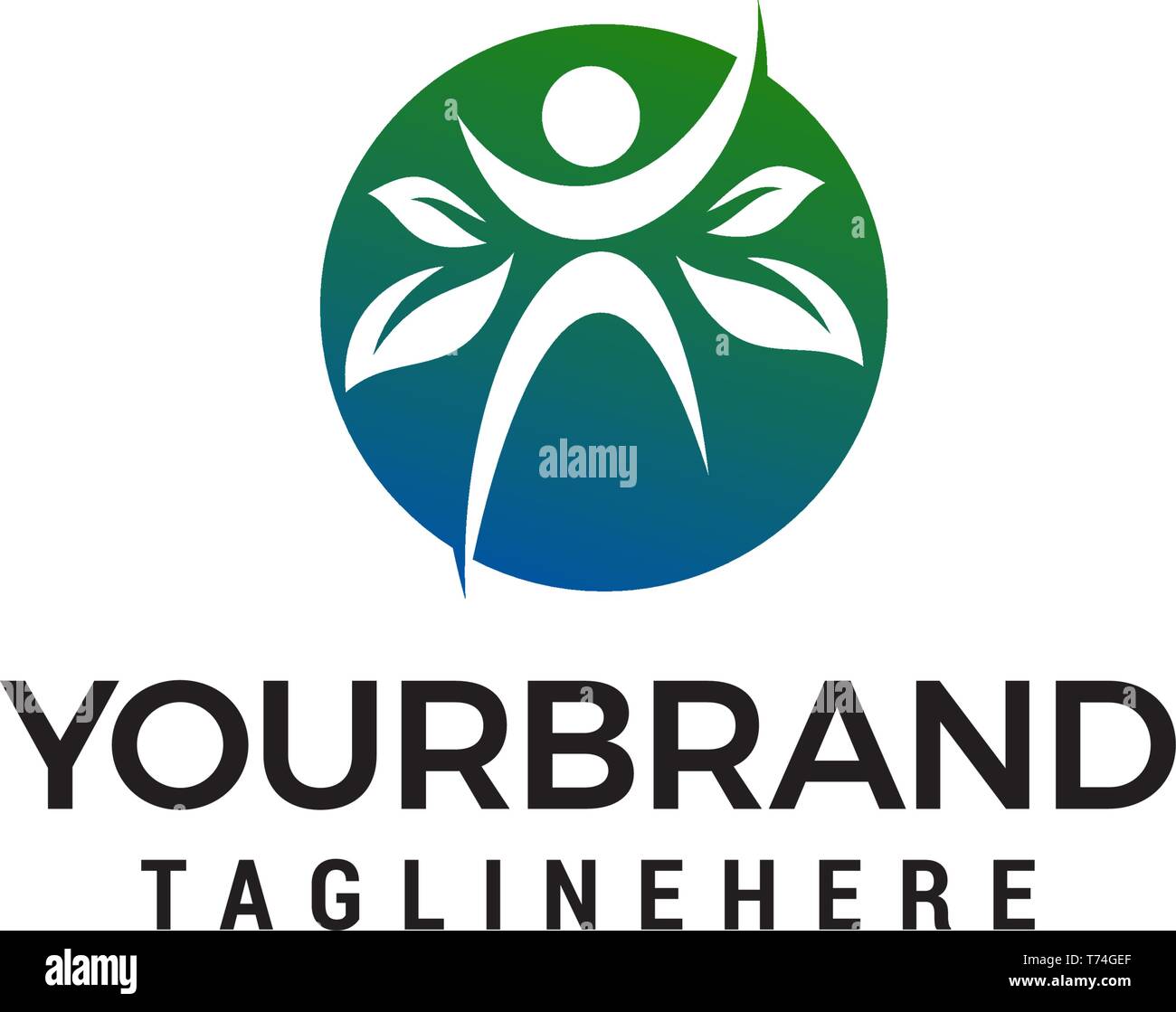 Salutare le persone design concept vettore modello Illustrazione Vettoriale