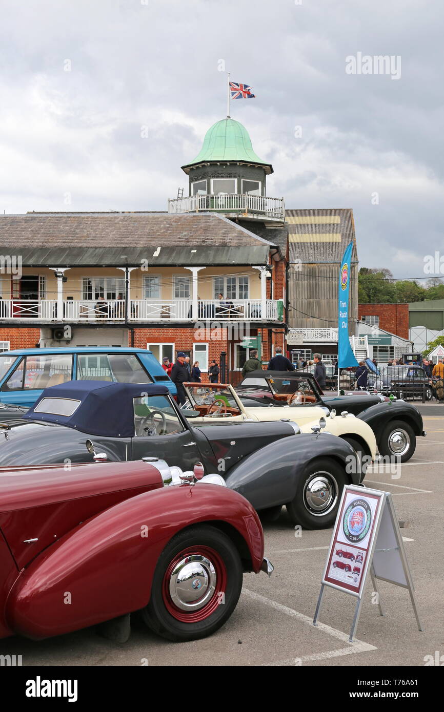 Trionfo Roadster Club, British Marques giorno, 28 aprile 2019, Brooklands Museum, Weybridge, Surrey, Inghilterra, Gran Bretagna, Regno Unito, Europa Foto Stock