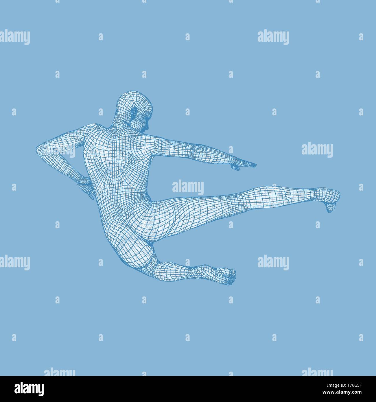 Il Karate e Kung Fu. Il Karate Jump kick. Fighter. Modello 3D dell'uomo. Il corpo umano. Sport simbolo. Elemento di design. Asian arti marziali. Illustrazione Vettoriale. Illustrazione Vettoriale Il Karate e Kung Fu. Il Karate Jump kick. Fighter. Modello 3D dell'uomo. Il corpo umano. Sport simbolo. Elemento di design. Asian arti marziali. Illustrazione Vettoriale. Illustrazione Vettoriale
