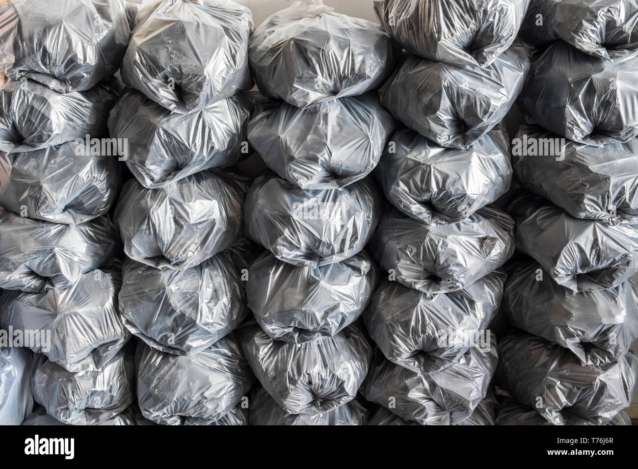 Carbone di aste di masterizzazione in confezione di plastica per la vendita Foto Stock