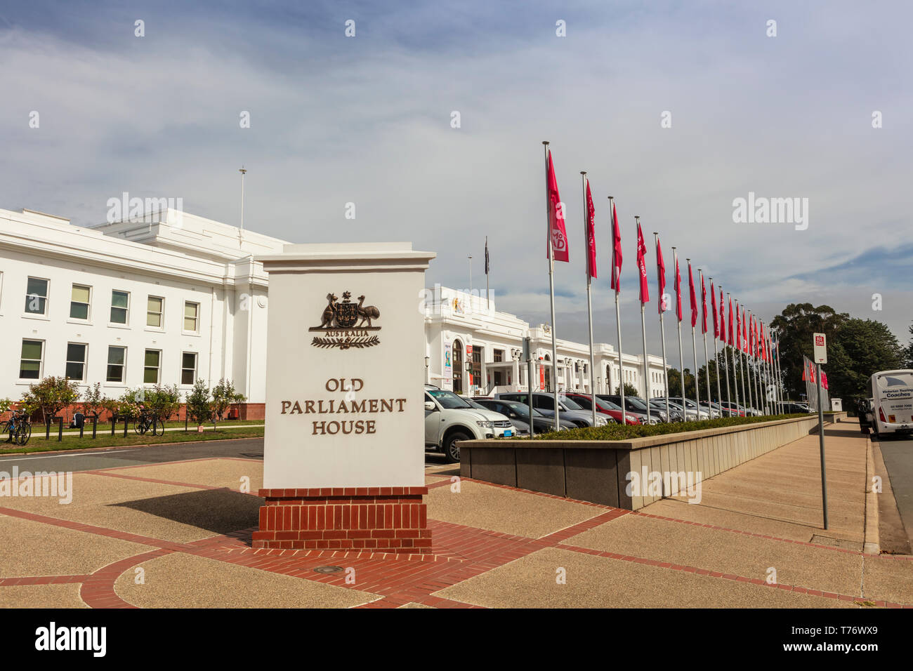 La vecchia sede del Parlamento, noto in precedenza come il parlamento provvisorio House. Foto Stock