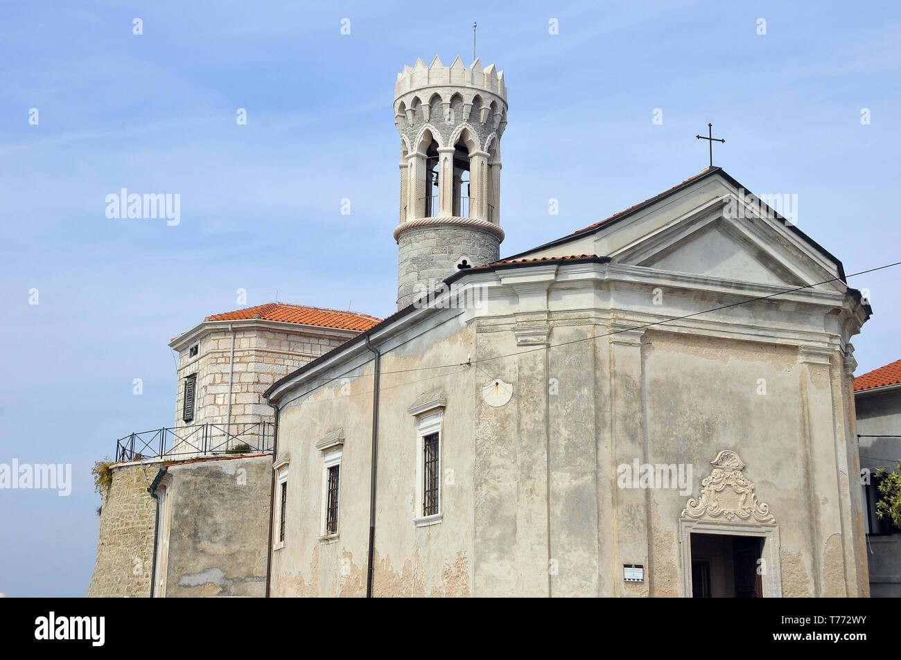 Chiesa di San Clemente, pirano, Slovenia, Szent Klement-templom Foto Stock