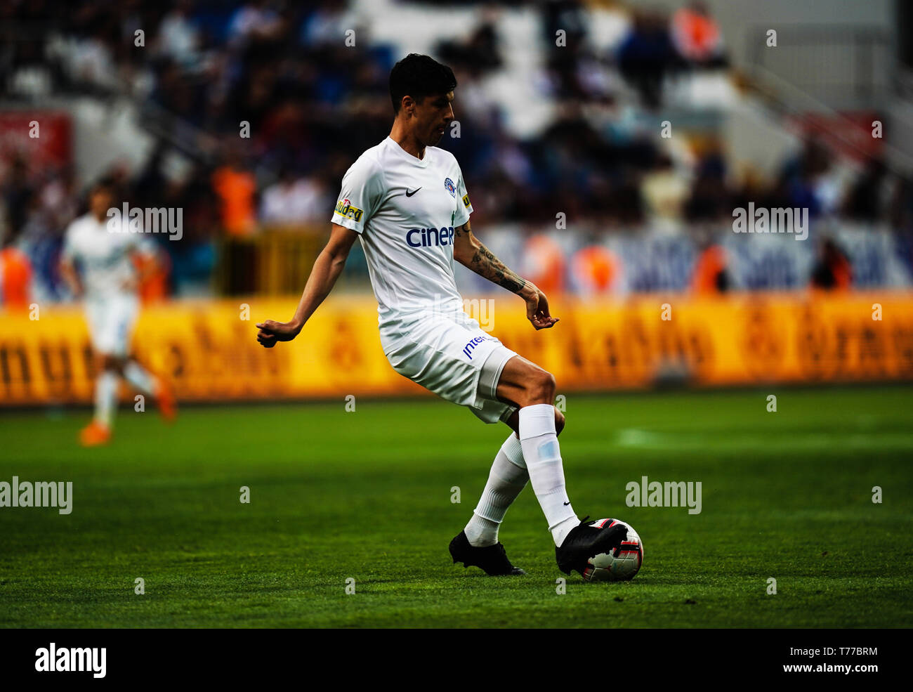 Istanbul, Turchia. Il 4 maggio, 2019. Stipe Perica di Kasimpasa durante la Turkish Super Lig match tra Kasimpasa S.K. e Fenerbache a Recep Tayyip ErdoÄŸan Stadium di Istanbul, Turchia. Ulrik Pedersen/CSM/Alamy Live News Foto Stock