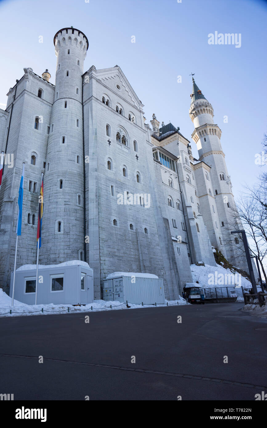 Il Castello di Neuschwanstein Germania Travel Foto Stock