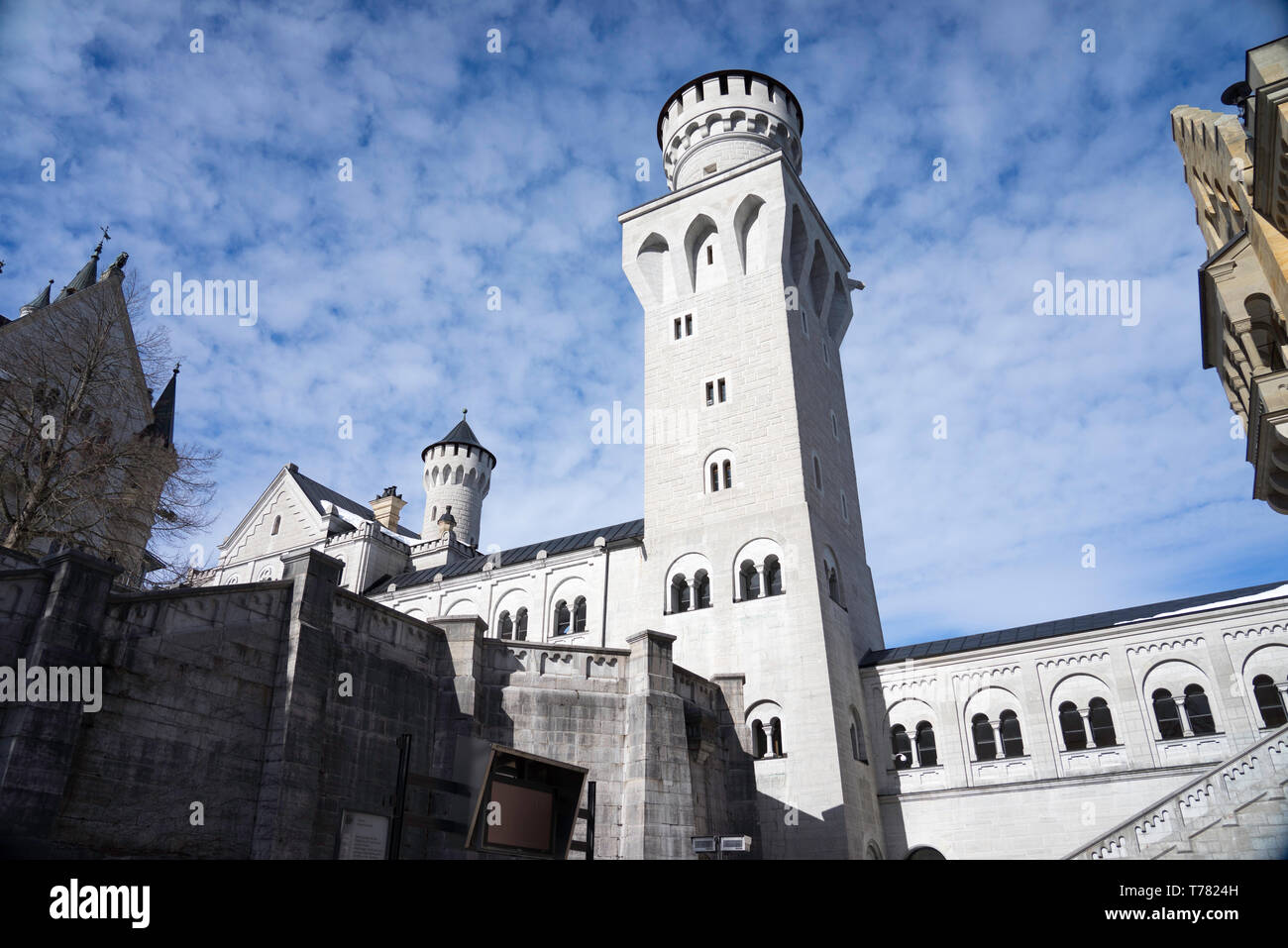 Il Castello di Neuschwanstein Germania Travel Foto Stock