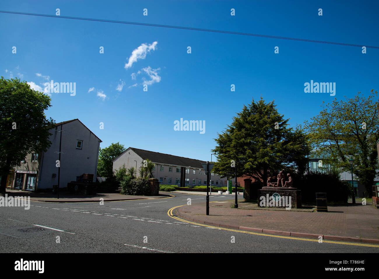 Un colpo di ingresso alla accademia westlakes in Egremont West Cumbria Inghilterra England Foto Stock