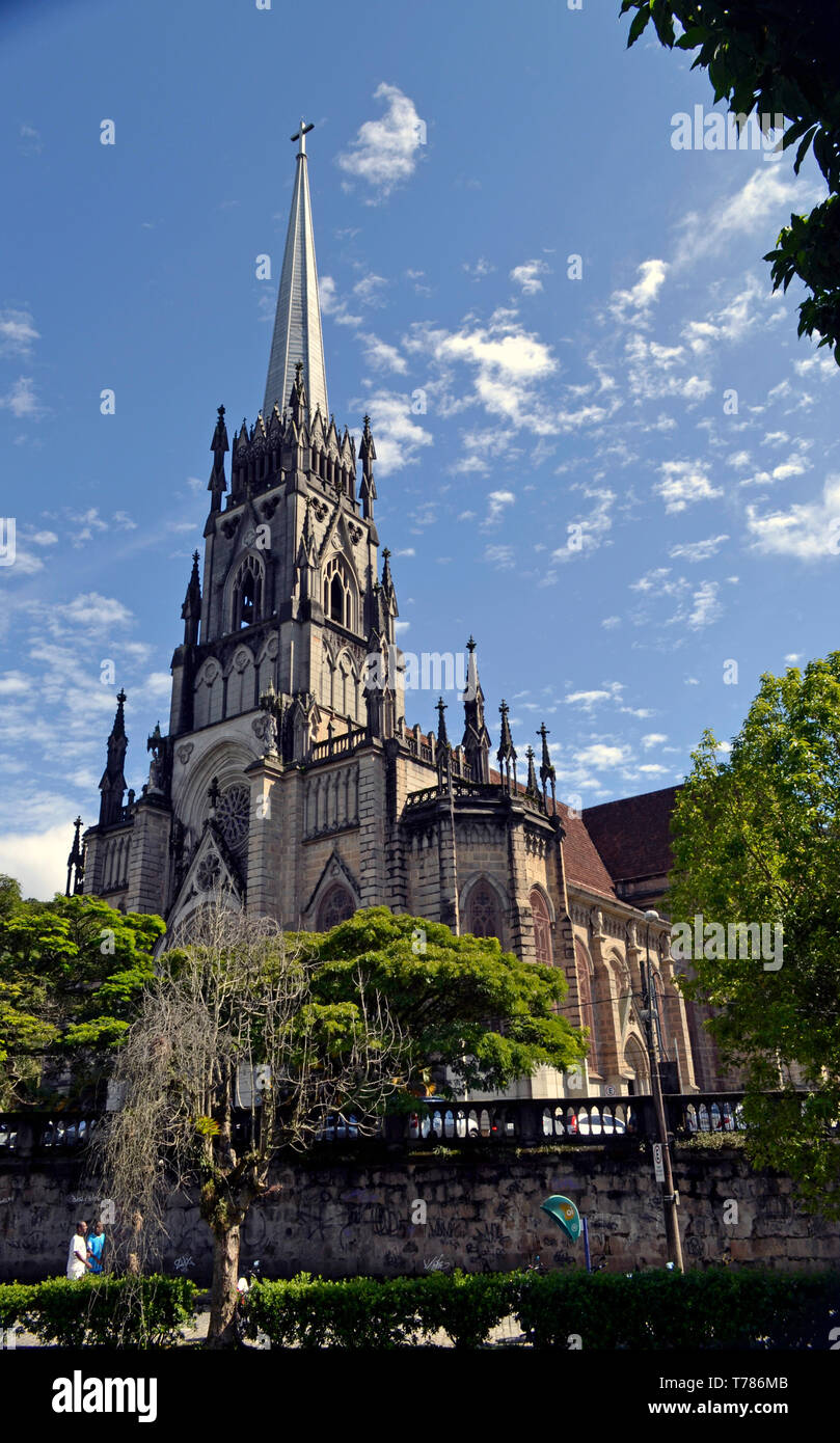 Cattedrale di San Pietro. Petopolis, Rio de Janeiro, Brasile Foto Stock