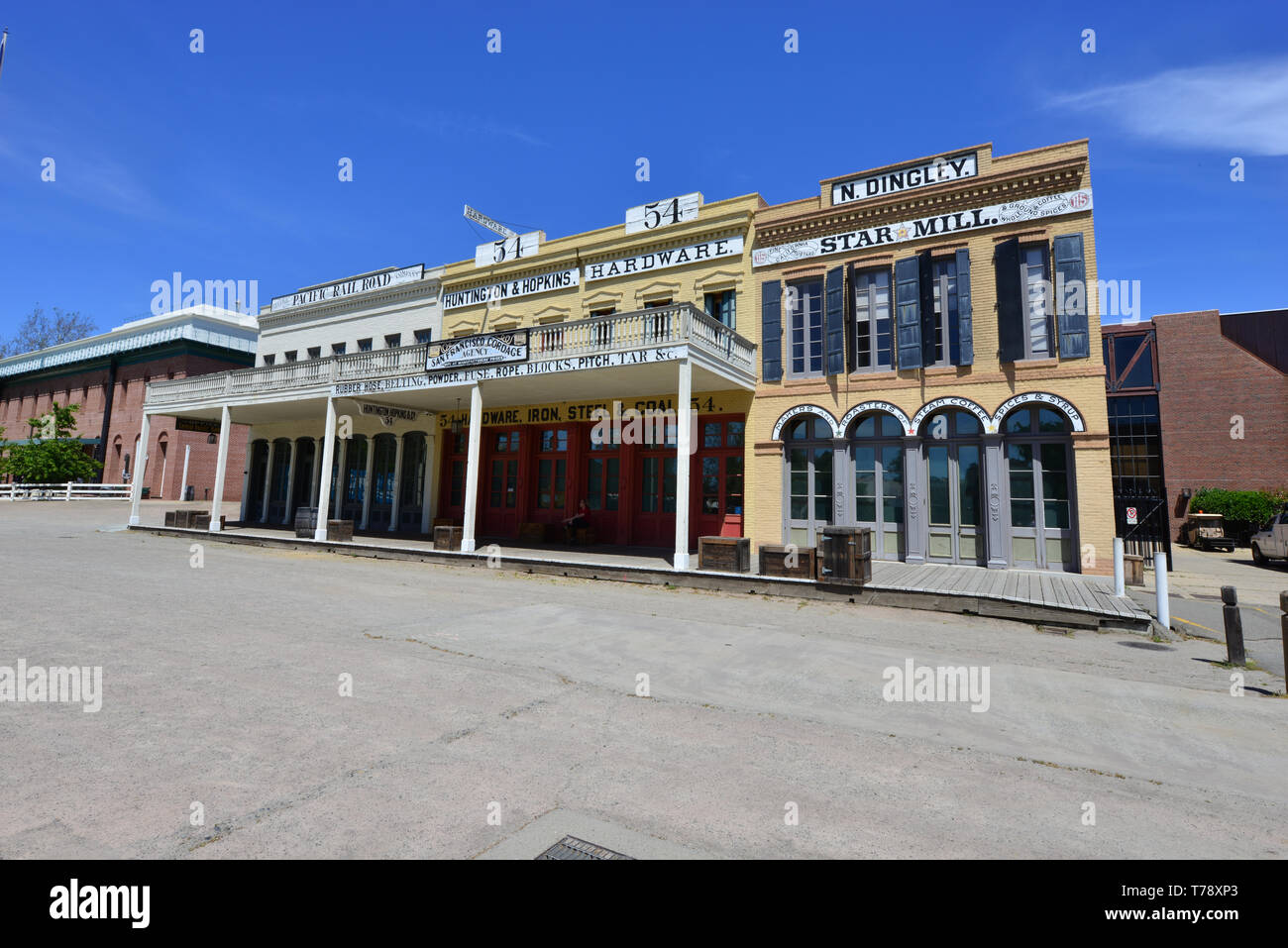 Sacramento old town. Foto Stock