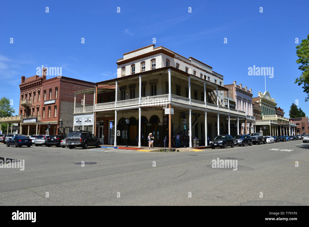 Sacramento old town. Foto Stock